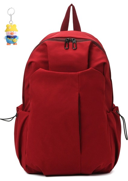 Okulçantası Büyük Kapasiteli I Kadınçantası Basit Bilgisayar Sırtçantası Rahat Seyahat Sırtçantası (Yurt Dışından)