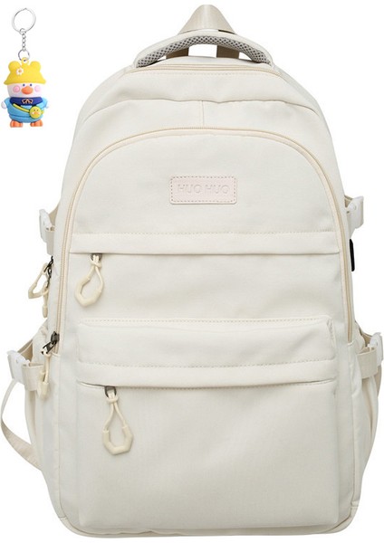 Okul Çantası Erkek Büyük Kapasiteli Ortaokul Öğrencisi Lise Sırt Çantası Rahat Erkek Basit Sırt (Yurt Dışından)