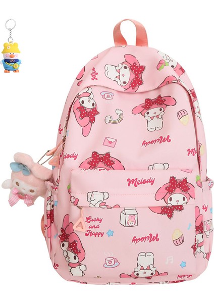 Büyük Kapasiteli Okul Çantası, Ortaokul ve Ortaokul Öğrencileri Için Sevimli Sırt Çantası, Çok Yönlü (Yurt Dışından)