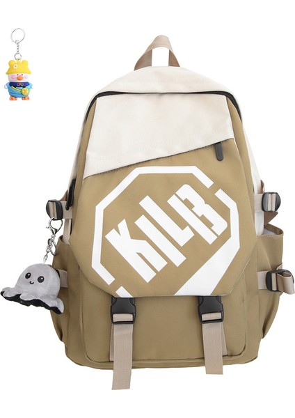 Okul Çantası Üniversite Öğrencisi Sırt Çantası Erkek Açık Rahat Sırt Çantası Büyük (Yurt Dışından)