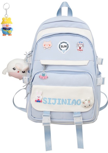 Okul Çantası Kız Ortaokul Öğrencisi Büyük Kapasiteli Lise Öğrencisi Sırt Çantası Üniversite (Yurt Dışından)