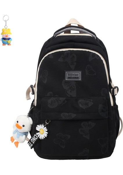 Okul Çantası Kadın Büyük Kapasiteli Sırt Çantası Ortaokul Öğrencisi Lise Üniversite Öğrencisi Kız (Yurt Dışından)