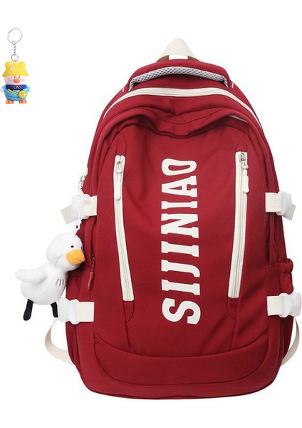 Erkek Sırt Çantası Büyük Kapasiteli Sırt Çantası Kızlar Için Basit ve Çok Yönlü Ortaokul Öğrencileri Lise Öğrencileri Okul Çantası Üniversite Öğrencileri Kadınlar (Yurt Dışından)