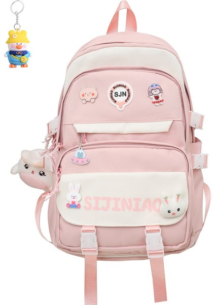 Okul Çantası Kız Ortaokul Öğrencisi Büyük Kapasiteli Lise Öğrencisi Sırt Çantası Üniversite (Yurt Dışından)