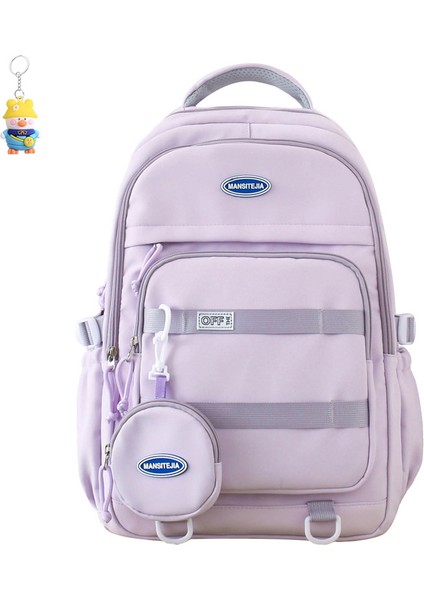 Sırt Çantası Büyük Kapasiteli Anne Çantası Sırt Çantası Basit Rahat Öğrenci Okul Çantası (Yurt Dışından)