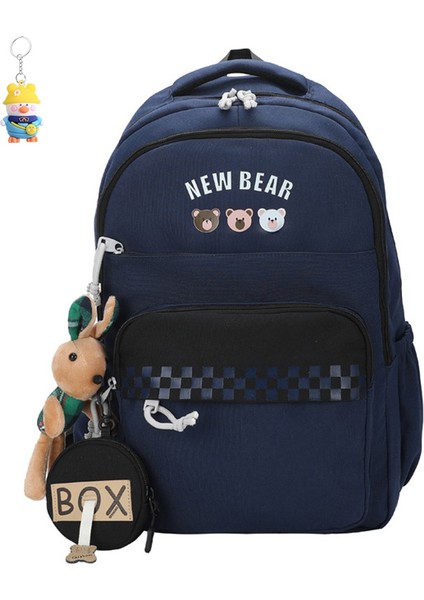 Okul Çantası Kadın Sırt Çantası Ortaokul Lise Öğrencisi Sırt Çantası Kadın Büyük Kapasiteli Öğrenci (Yurt Dışından)