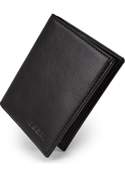 Hakiki Deri Siyah Dikey Erkek Cüzdanı - 00216MSYHZ01 fiyatları