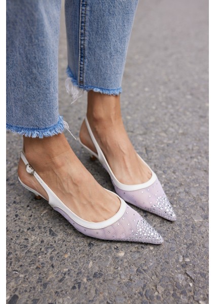 Poya Kadın Sıyah Tul Tas Mını Topuklu Ayakkabı fiyatları