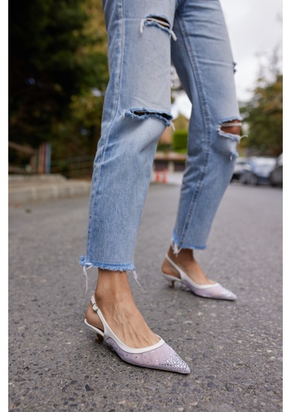 Poya Kadın Sıyah Tul Tas Mını Topuklu Ayakkabı fırsatları