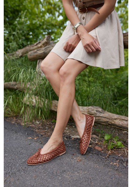 Sıngle Kadın Bej Orgu Ithal Babet