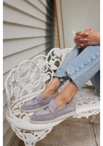 Casado Kadın Bej Gercek Suet Loafer Ayakkabi indirimleri