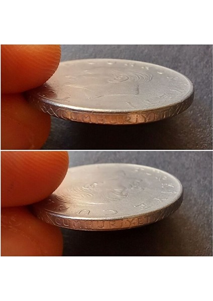 3996368F56EC43B5A5 1975 Cum-Cum 1 Lira Çt/ççt Hatalı Erör Eski Madeni Para fiyatları