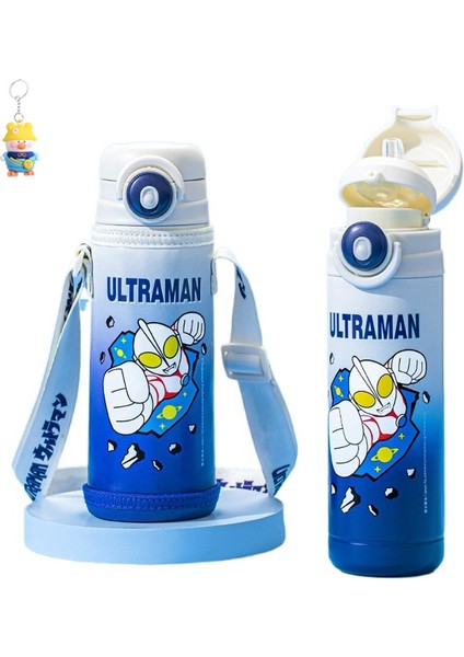 Ultraman Ilk Nesil Çocuk Kulomi Termos Bardağı, Ilkokul Öğrencileri ve Anaokulu Okulları Için Özel Çift Içecek Termos Su Isıtıcısı (Yurt Dışından)