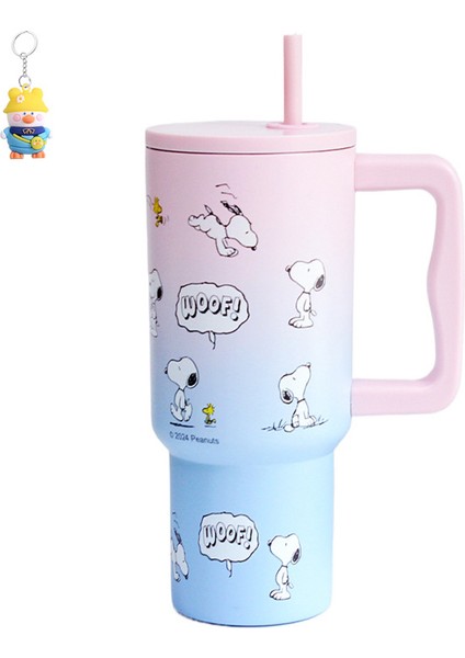 Kolu Araba Bardak Yalıtımlı Buz Bardak Araba Açık Taşınabilir Büyük Kapasiteli Pipetli Bardak (Yurt Dışından)