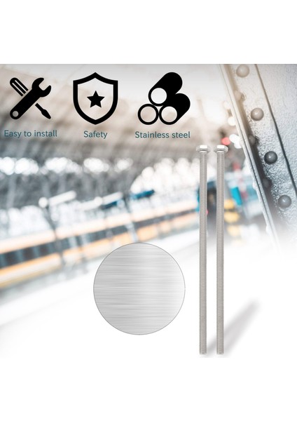 M6 x 150MM Tamamen Dişli Paslanmaz Çelik Altıgen Vidalı Cıvata 4 Adet (Yurt Dışından) indirimleri