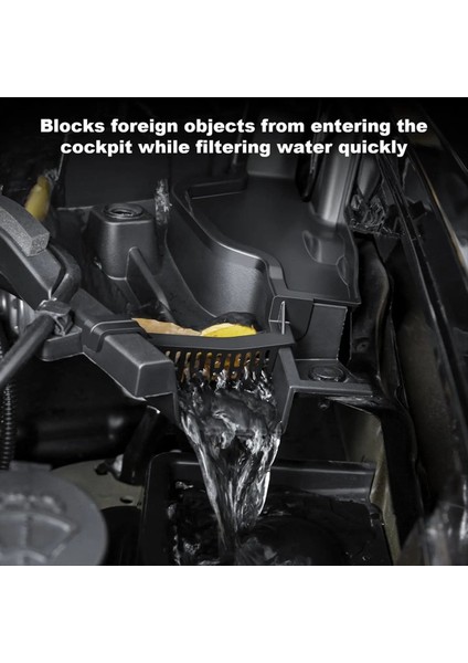 Tesla Için Ön Bagaj Enkaz Filtresi Kılavuzu Izgara Kanal Filtre Kapağı (Yurt Dışından) modelleri