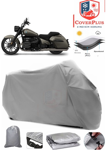 Bmw R 18 Roctane Gri Motorsiket Brandası Motor Örtüsü Çadır Su Geçirmez Motosiklet Kılıfı Motor Brandası