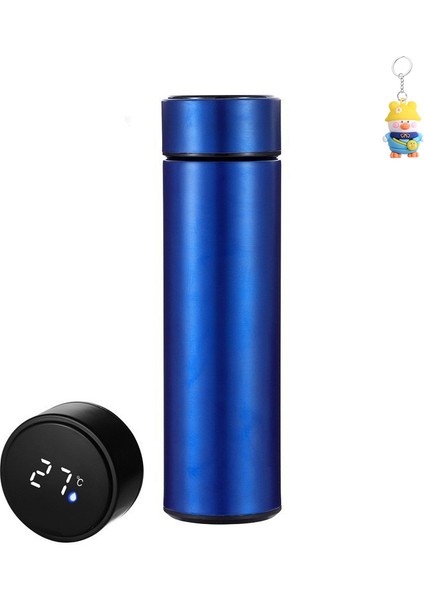 Akıllı Sıcaklık Ölçümü 304 Paslanmaz Çelik Termos Bardak Taşınabilir Su Şişesi (Yurt Dışından)