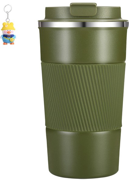 304 Paslanmaz Çelik Çift Katmanlı Termos Fincan Deri Kılıf Kahve Fincanı Yaratıcı Taşınabilir Iş Fincan (Yurt Dışından)