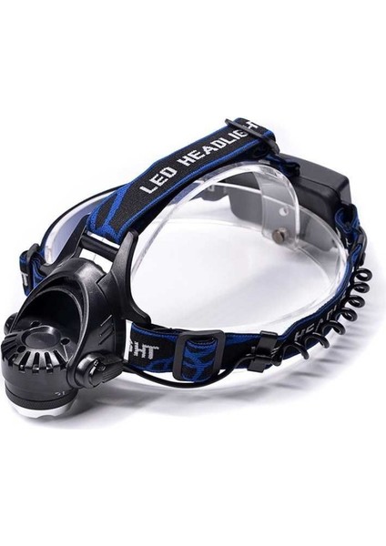 PS-XQ-19 T6 Orjinal 800 Lümen Profesyonel T6 Şarjlı Zoomlu Kafa Lambası