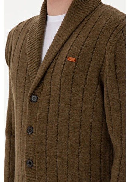 Erkek Haki Hırka (Triko) 50297061-VR027