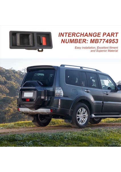 Mitsubishi Pajero Için Araç Arka Bagaj Kapağı Iç Kapı Kolu (Yurt Dışından) indirimleri