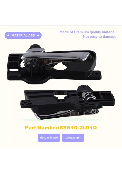 83610-2L010 Arka Sol Kapı Iç Kolu Iç Kapı Çekme Kolu Lhd (Yurt Dışından) indirimleri