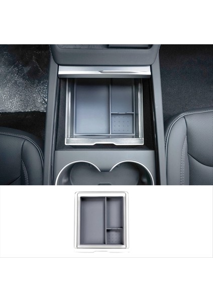 Tesla Model 3 Highland 2024 Orta Konsol Düzenleyici Saklama Kutusu (Yurt Dışından) fiyatları