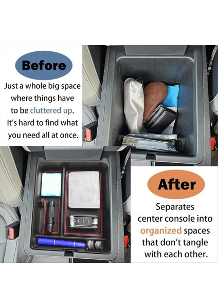 Honda Pilot Aksesuarları Için Orta Konsol Düzenleyici, Siyah ve Kırmızı (Yurt Dışından) fırsatları