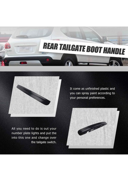 Nissan J10 JJ10 07-14 Için Anahtarlı Kameralı Arka Bagaj Kapağı Kolu (Yurt Dışından) fırsatları