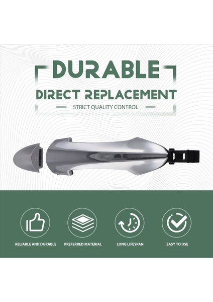 Kia Picanto 2011-2016 Için 83651-1Y020 Arka Sol Dış Kapı Kolu (Yurt Dışından) fırsatları