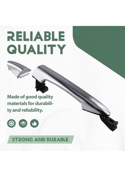 Kia Picanto 2011-2016 Için 83651-1Y020 Arka Sol Dış Kapı Kolu (Yurt Dışından) indirimleri