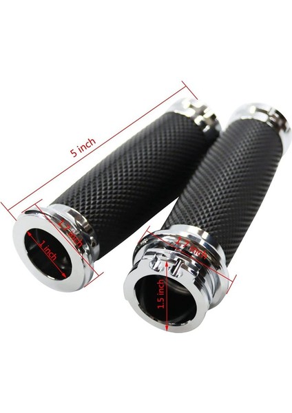 Evrensel 1 Inç 25 mm El Tutacakları Motosiklet Gidonu Gidonu Gümüş (Yurt Dışından) fırsatları