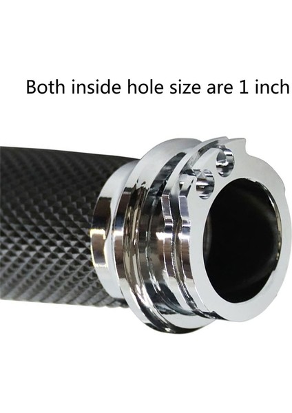 Evrensel 1 Inç 25 mm El Tutacakları Motosiklet Gidonu Gidonu Gümüş (Yurt Dışından) indirimleri