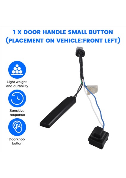 Kia Için Araba Ön Sol Kapı Kolu Küçük Düğmesi (Yurt Dışından) indirimleri