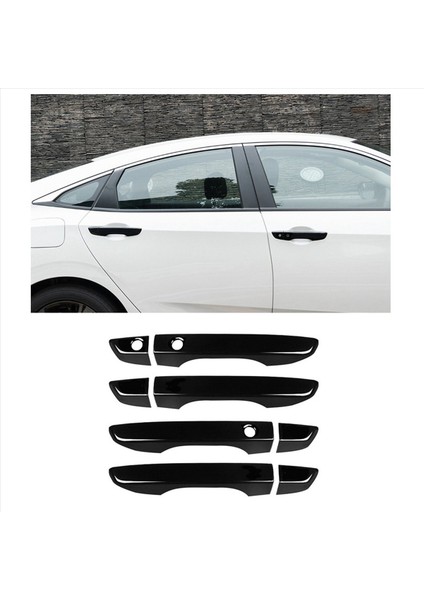 Honda Civic 10TH 16-21 Fc1 Fk7 Fk8 Için Akıllı Araba Kapı Kolu Kılıfı (Yurt Dışından) fiyatları