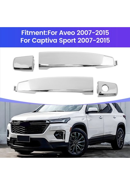 Chevrolet Için 2x Ön Sol Anahtar Deliği Abs Kapı Dış Kolu Kılıfları (Yurt Dışından) fırsatları