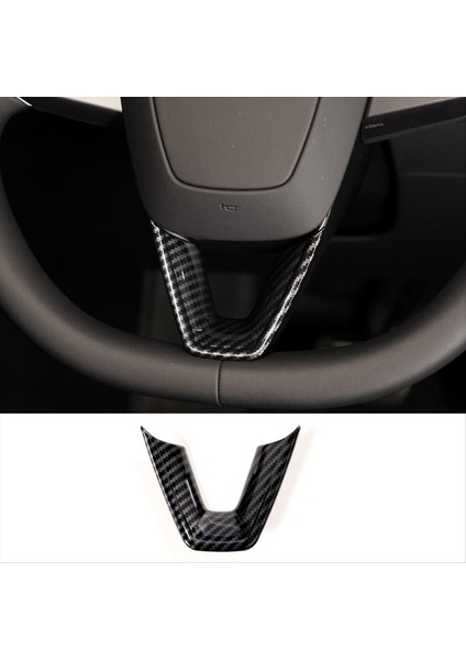 Tesla Model 3 Highland 2024 Araç Direksiyon Simidi Kapağı Trim Çıkartması (Yurt Dışından) fiyatları