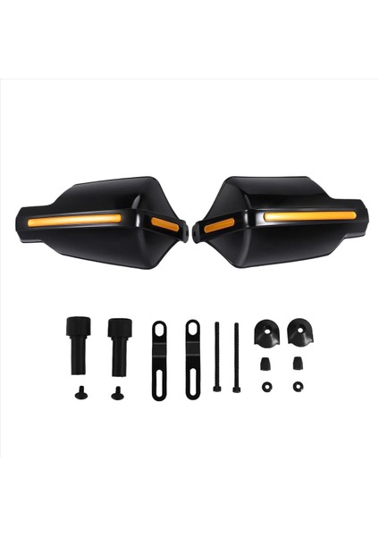 Çift Motosiklet El Fırçası Rüzgar Koruması 7/8 Inç 22 mm (Siyah) (Yurt Dışından) fiyatları