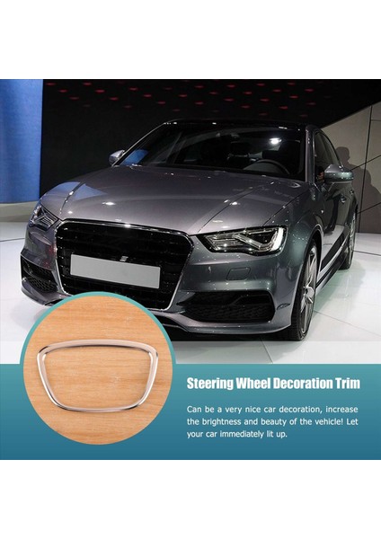 Audi A3/A4L/A5/A6L/A8L/Q5Q7 Için Araba Direksiyon Simidi Sticker Kaplaması (Yurt Dışından) fırsatları