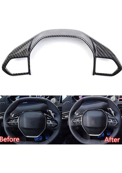 Peugeot 3008 Gt 4008 5008 Abs Karbon Fiber Sticker Için Araç Tasarımı (Yurt Dışından)