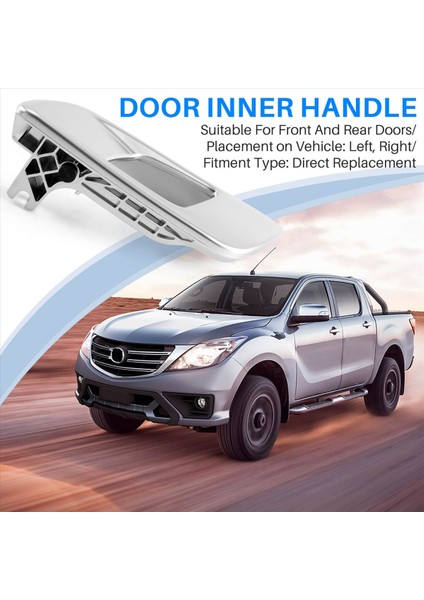 Ford Ranger Gümüş Gri Sol Araç Iç Kapı Kolu (Yurt Dışından) indirimleri