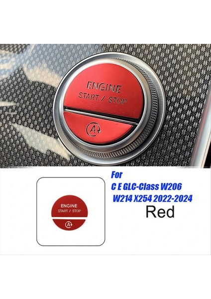 Mercedes-Benz W206 Kırmızı Motor Bir Start Stop Anahtar Düğmesi Çıkartması (Yurt Dışından) fiyatları
