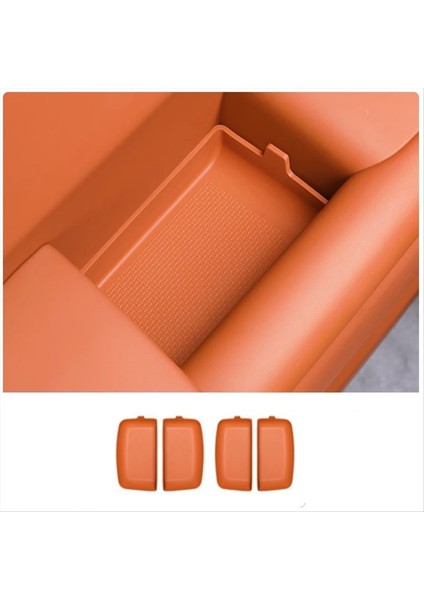 Lixiang 2022 2023 L7 L8 Kapı Kolu Silikon Saklama Pedi, Turuncu (Yurt Dışından) fiyatları