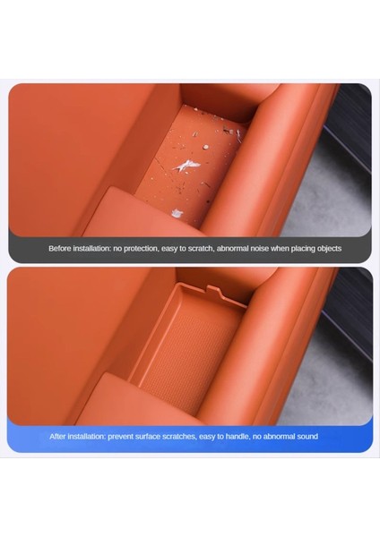 Lixiang 2022 2023 L7 L8 Kapı Kolu Silikon Saklama Pedi, Turuncu (Yurt Dışından) indirimleri