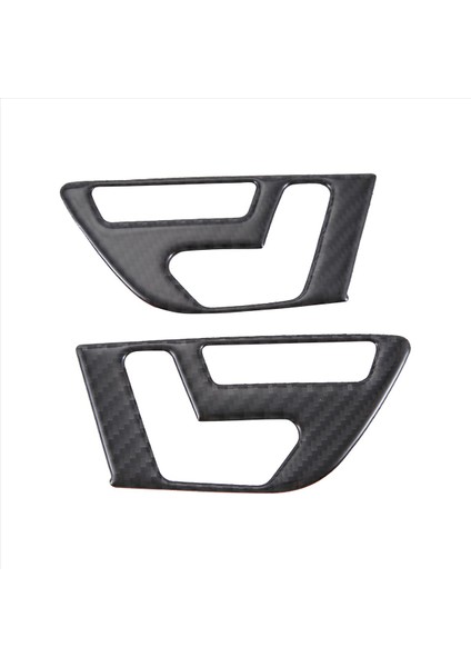 Karbon Fiber Araba Kapı Düğmeleri Koltuk Ayar Paneli Kapağı Döşemesi 2 Adet (Yurt Dışından) fiyatları