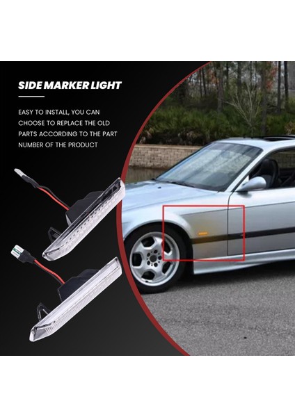 Bmw Için Araba Lensi Dinamik LED Yan Işaret Lambası Gösterge Işığı (Yurt Dışından) modelleri