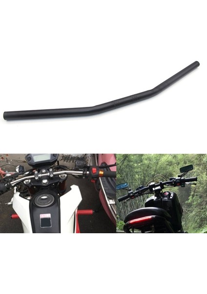 Honda Için 25 mm Siyah Düz Sürtünme Çubuğu 1 Inç Motosiklet Gidonu (Yurt Dışından) modelleri