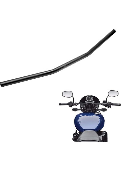 Honda Için 25 mm Siyah Düz Sürtünme Çubuğu 1 Inç Motosiklet Gidonu (Yurt Dışından) indirimleri