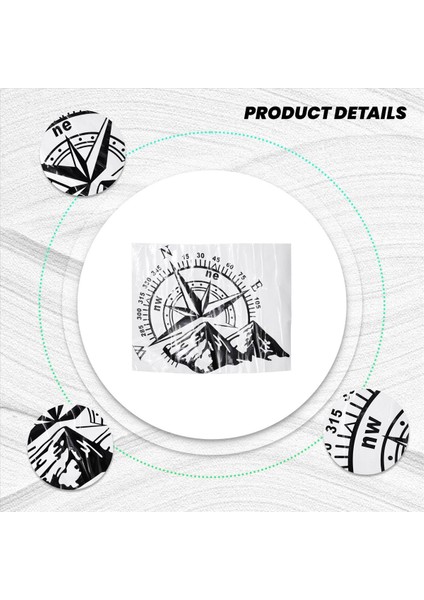 1 Adet Off-Road Suv Yan Gövde Çıkartması Pusula Dağ Çıkartmaları Çıkartması (Yurt Dışından) indirimleri